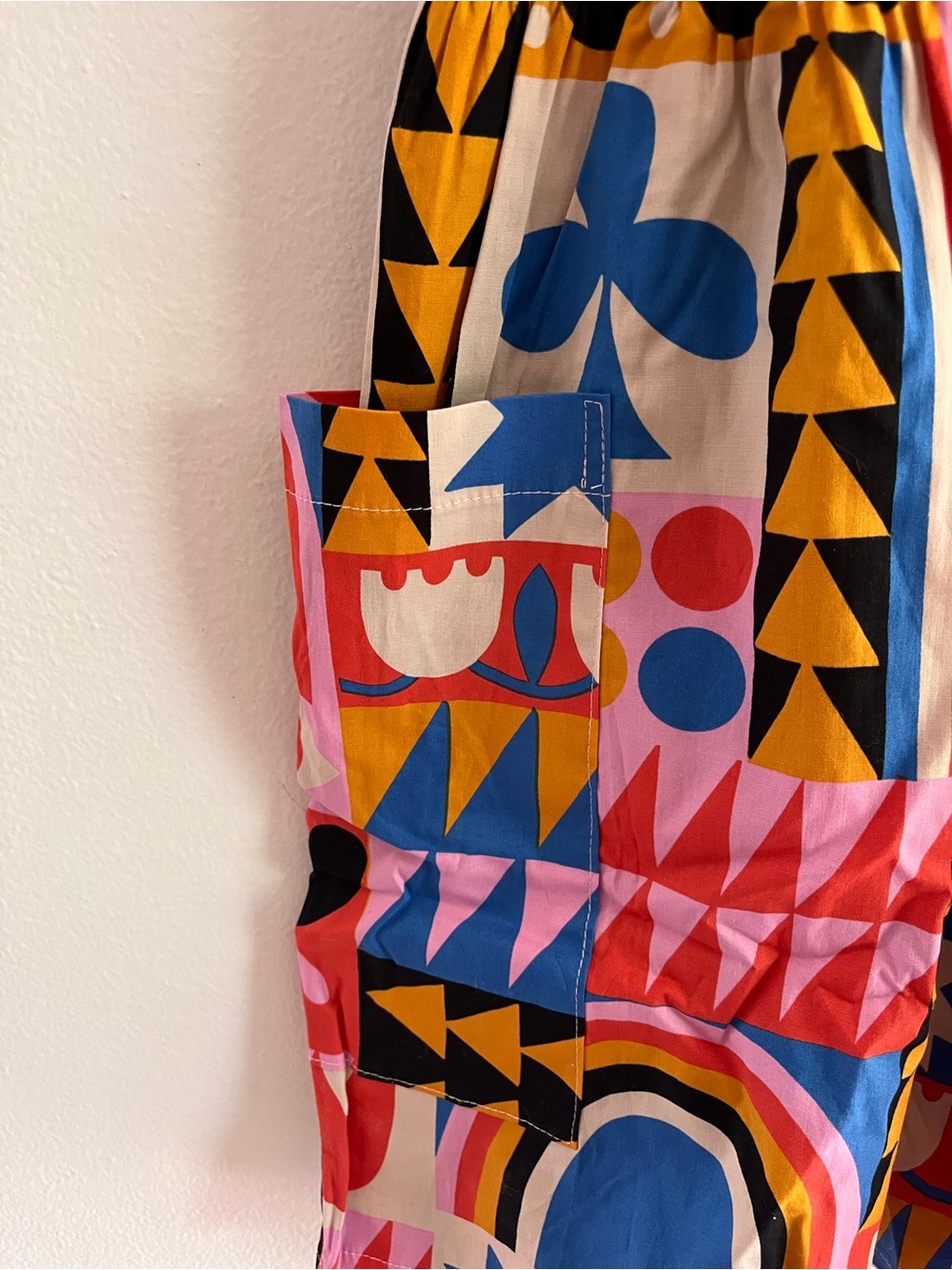 Nooworks colorful bold print sleeveless tank dress - Picture 3 of 3
